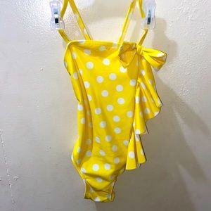 3T Yellow one piece bathing suit